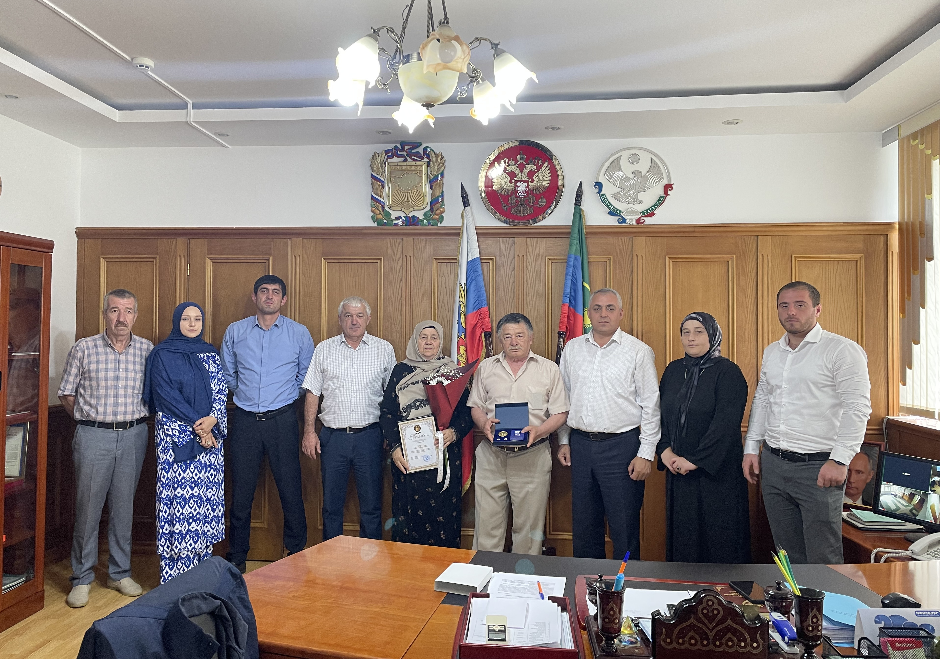 Вручение Медали и грамоты