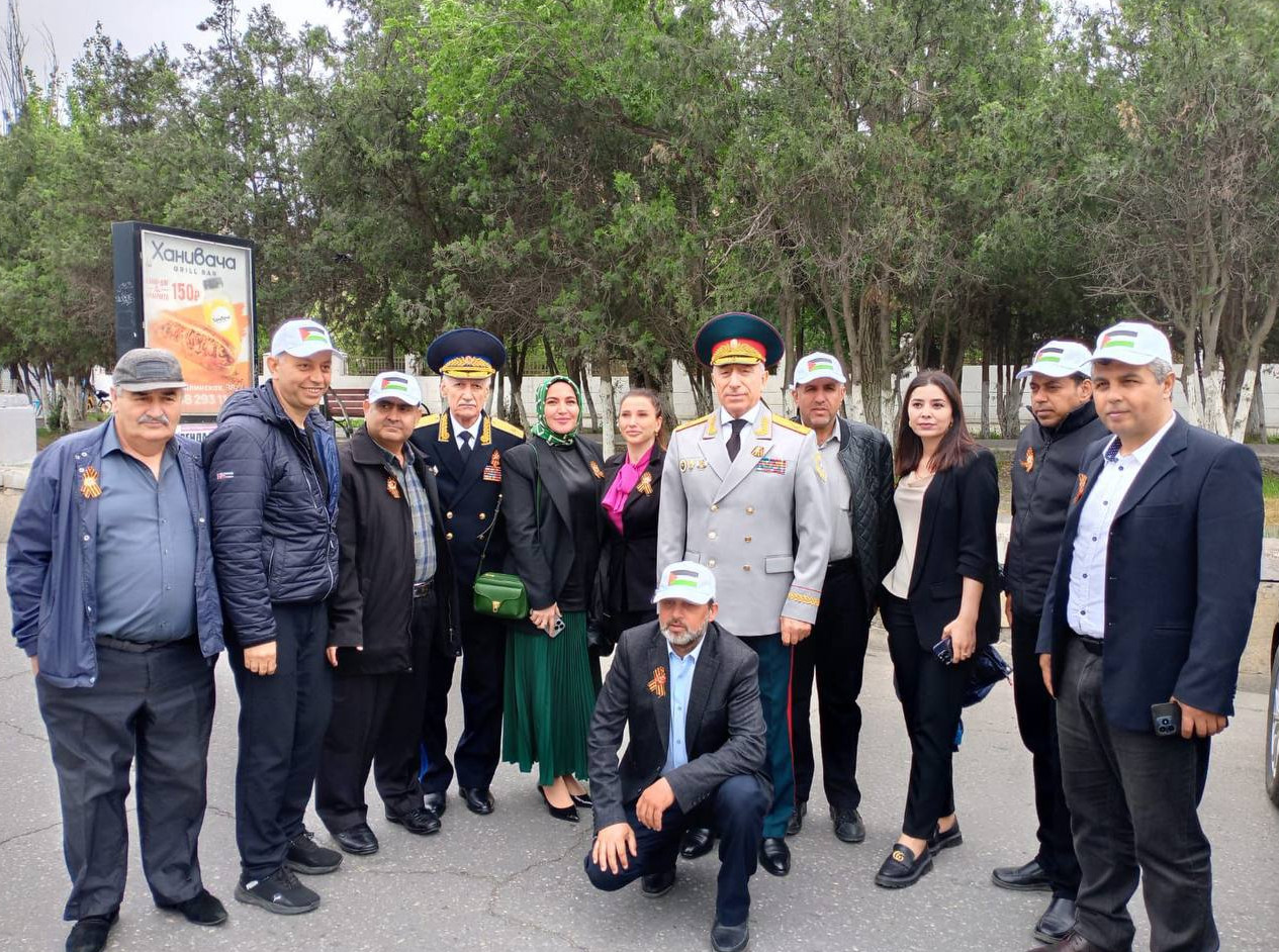 Участие в торжественном мероприятии, посвященном старту акции «Знамя Победы».