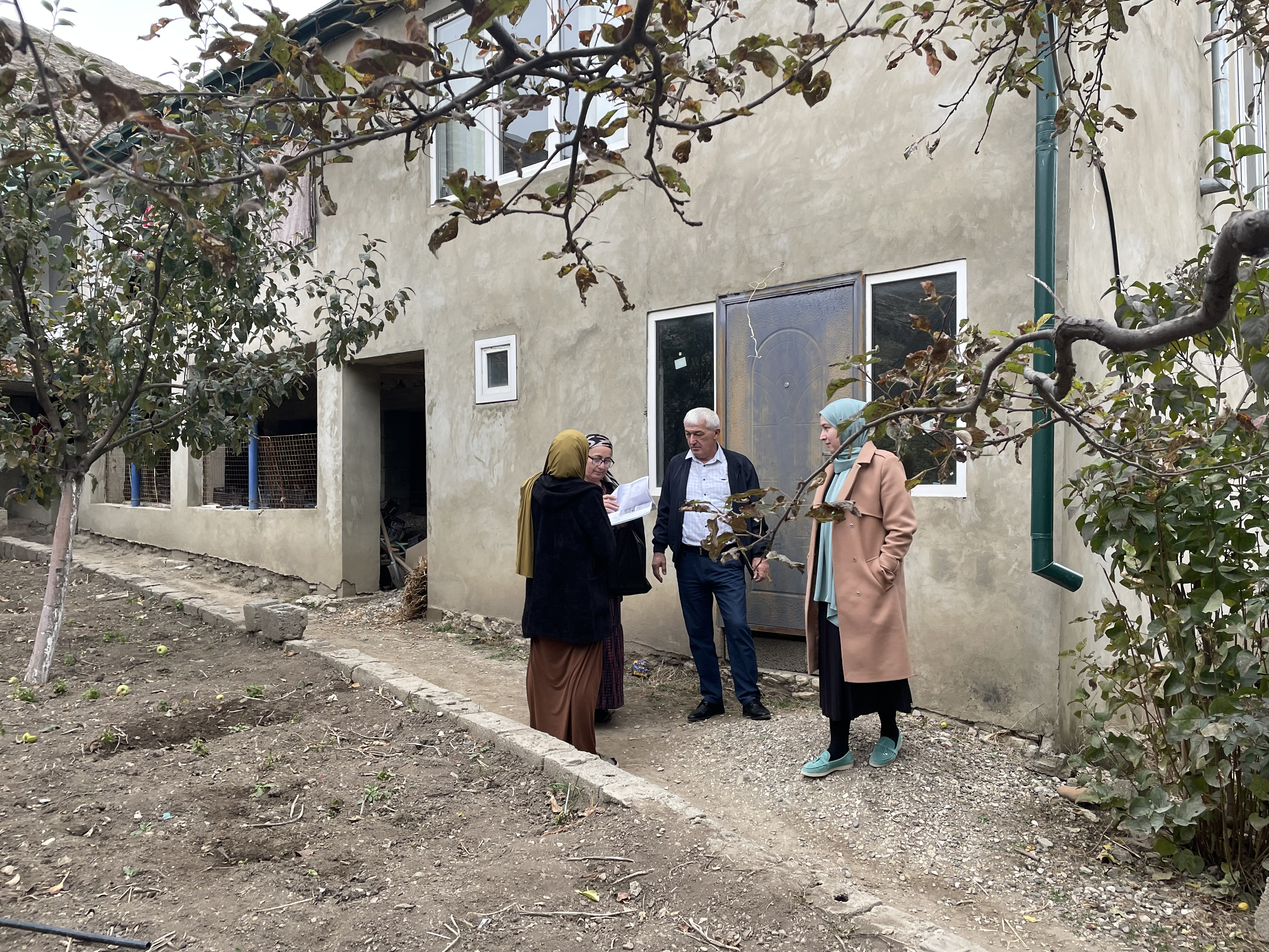 Обход по селам для оказания социального контракта