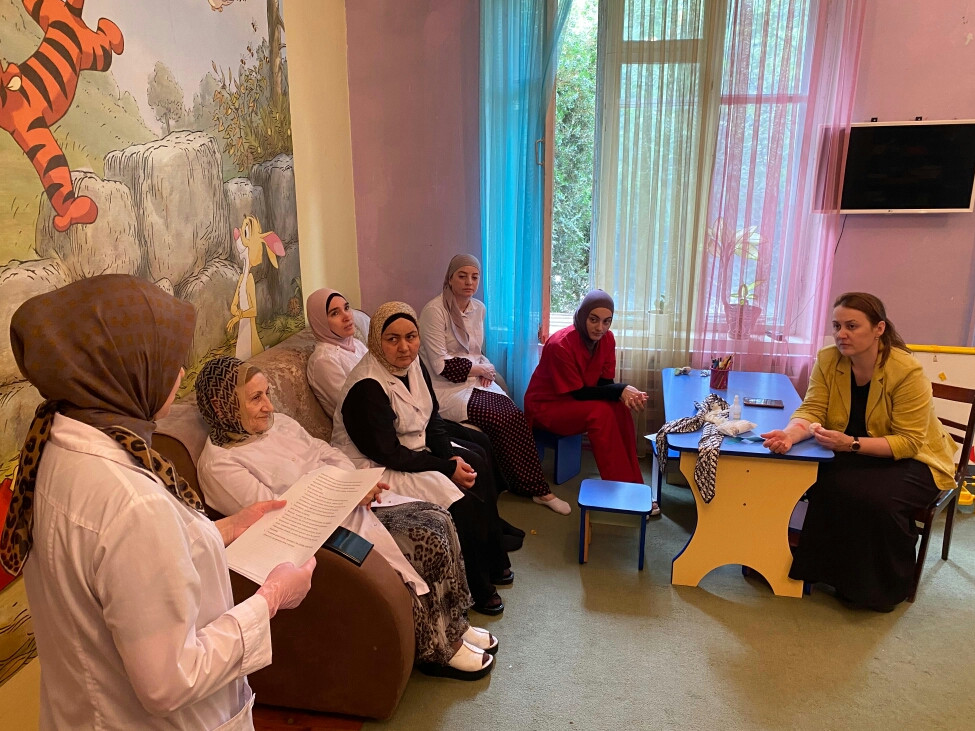 Недавно в отделе социально-медицинской реабилитации прошло очередное занятие по оказанию первой помощи.