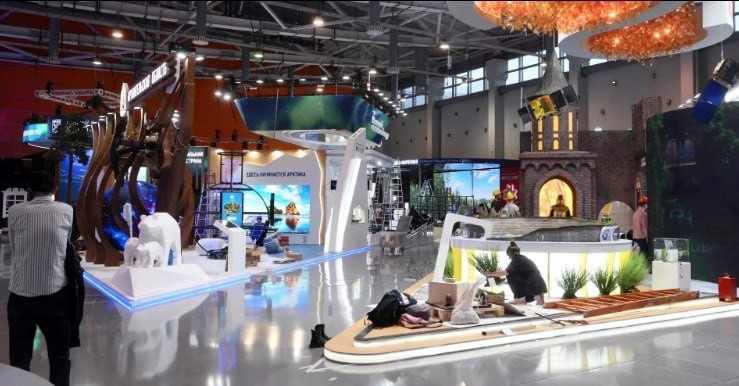 На ВДНХ в Москве проходит Международная выставка-форум «Россия»