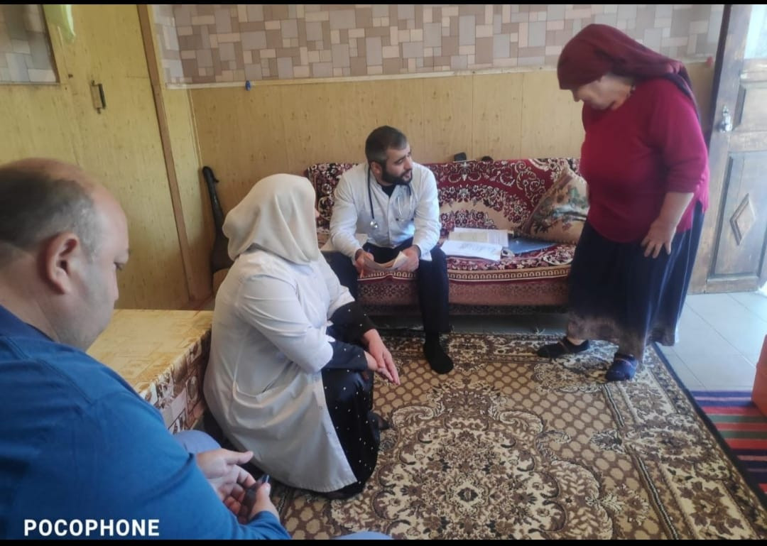 Пожилые жители населенного пункта Сираги Карабудахкентского района прошли обследование в рамках нацпроекта «Демография»