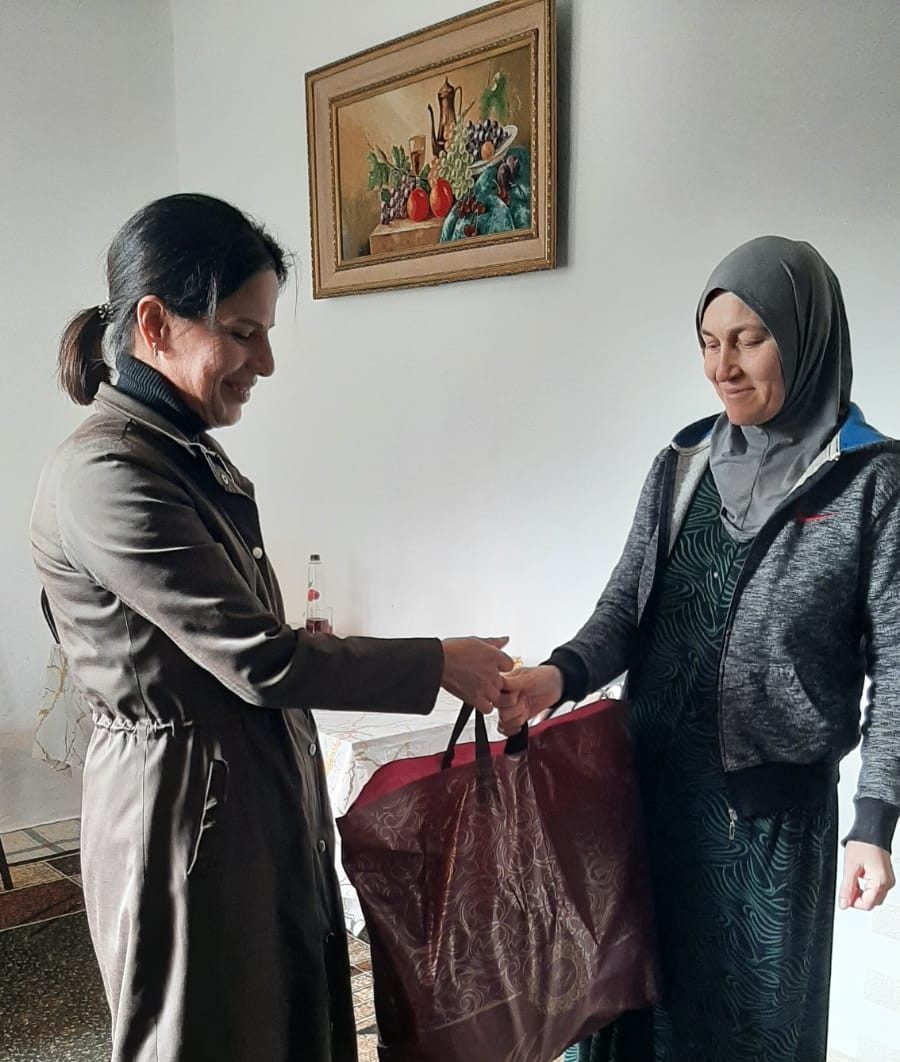 Посещение на дому ко Дню инвалида «По зову сердца и души».