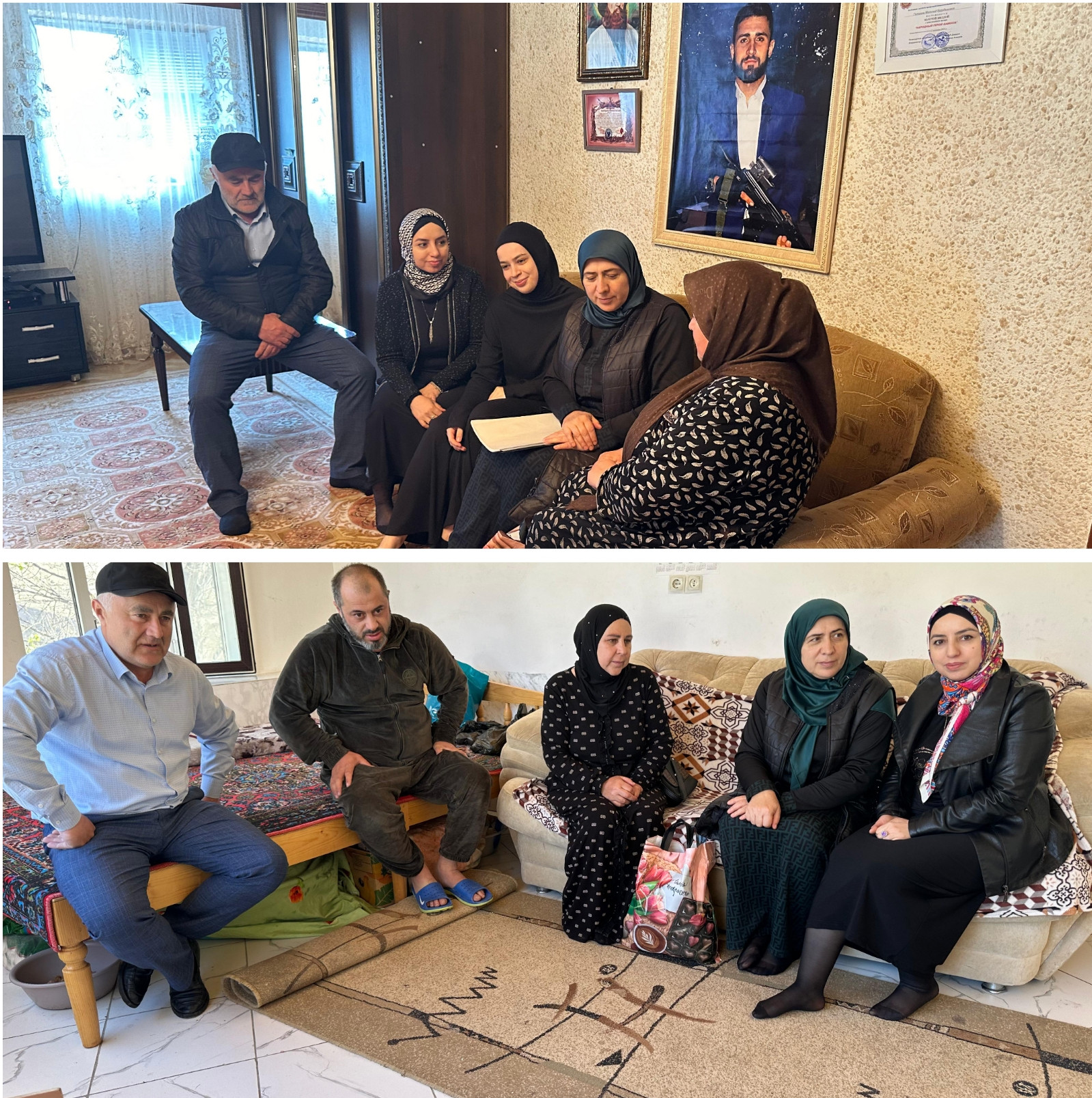 Посещение участников СВО.