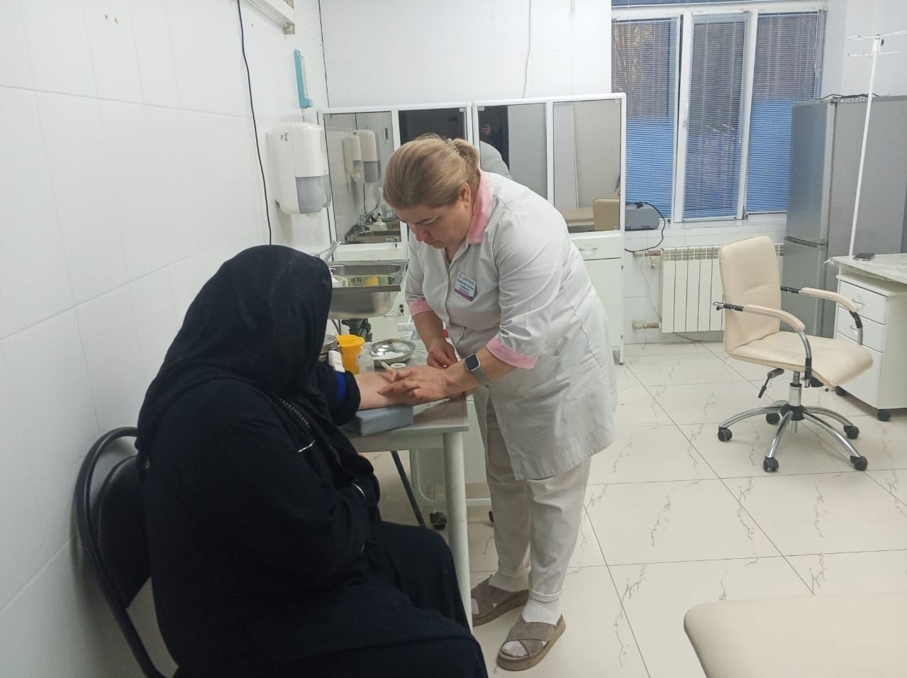 Семьи погибших участников СВО проходят медицинское обследование рамках соглашения Минтруда РД с Клинической больницей «РЖД-Медицина.