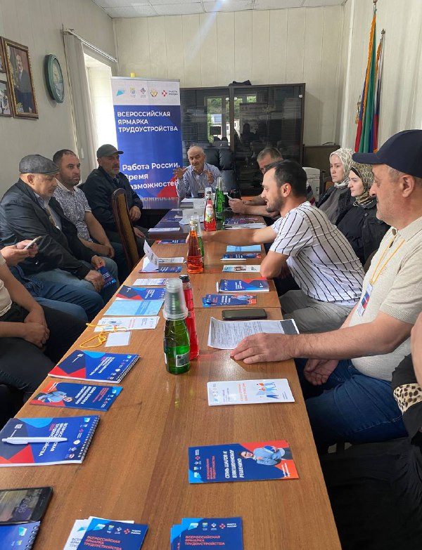 Всероссийская ярмарка трудоустройства"Работа России"  Время Возможностей