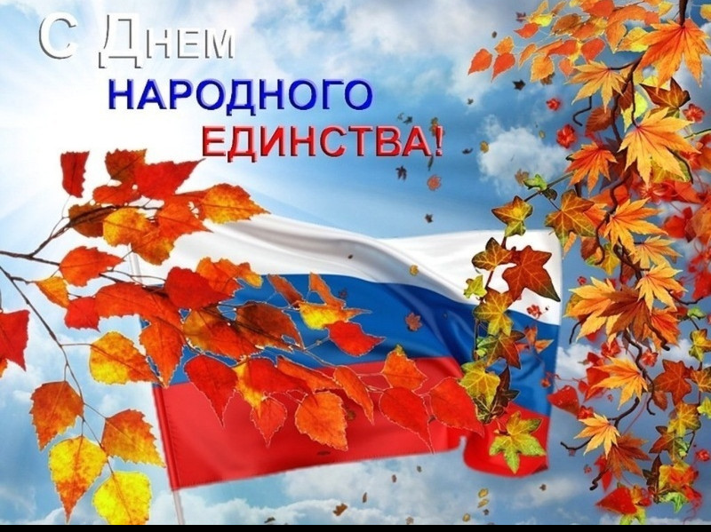 С ДНЕМ НАРОДНОГО ЕДИНСТВА !