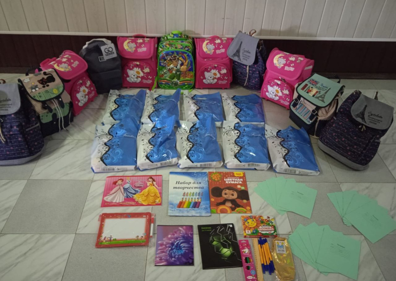 Акция "Собери ребёнка в школу" продолжается!