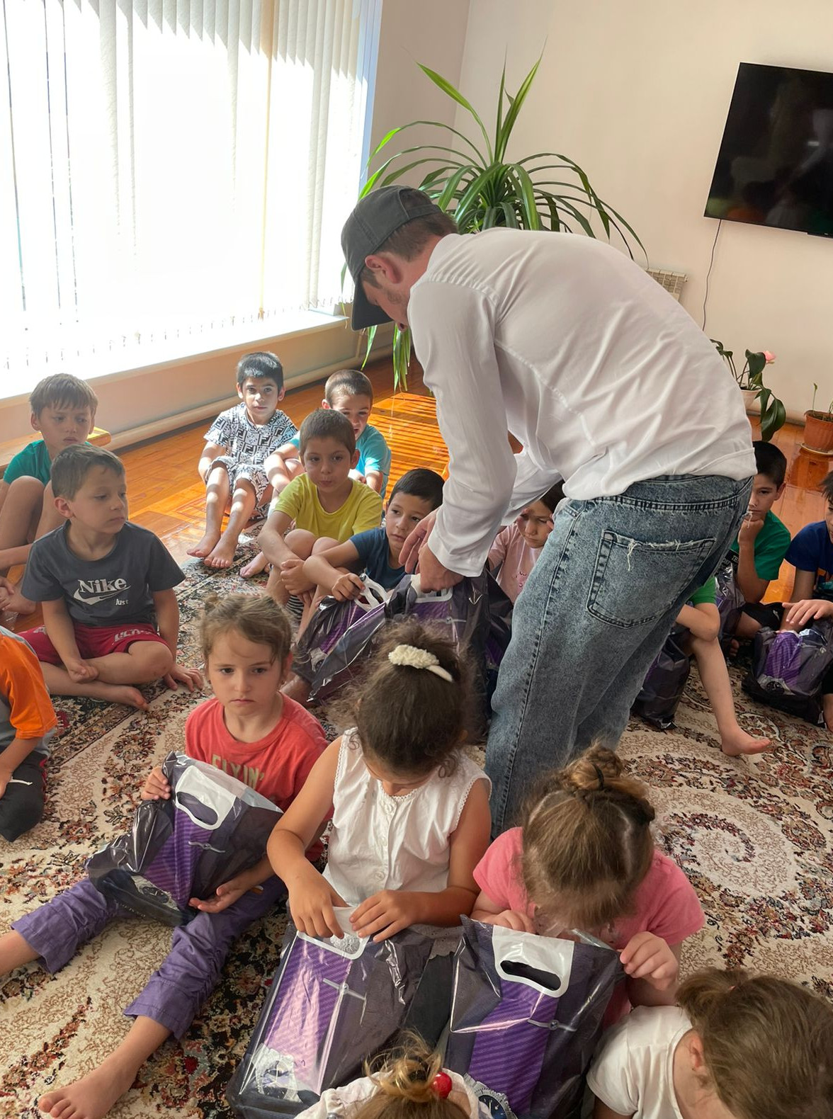 Центр посетил участник СВО