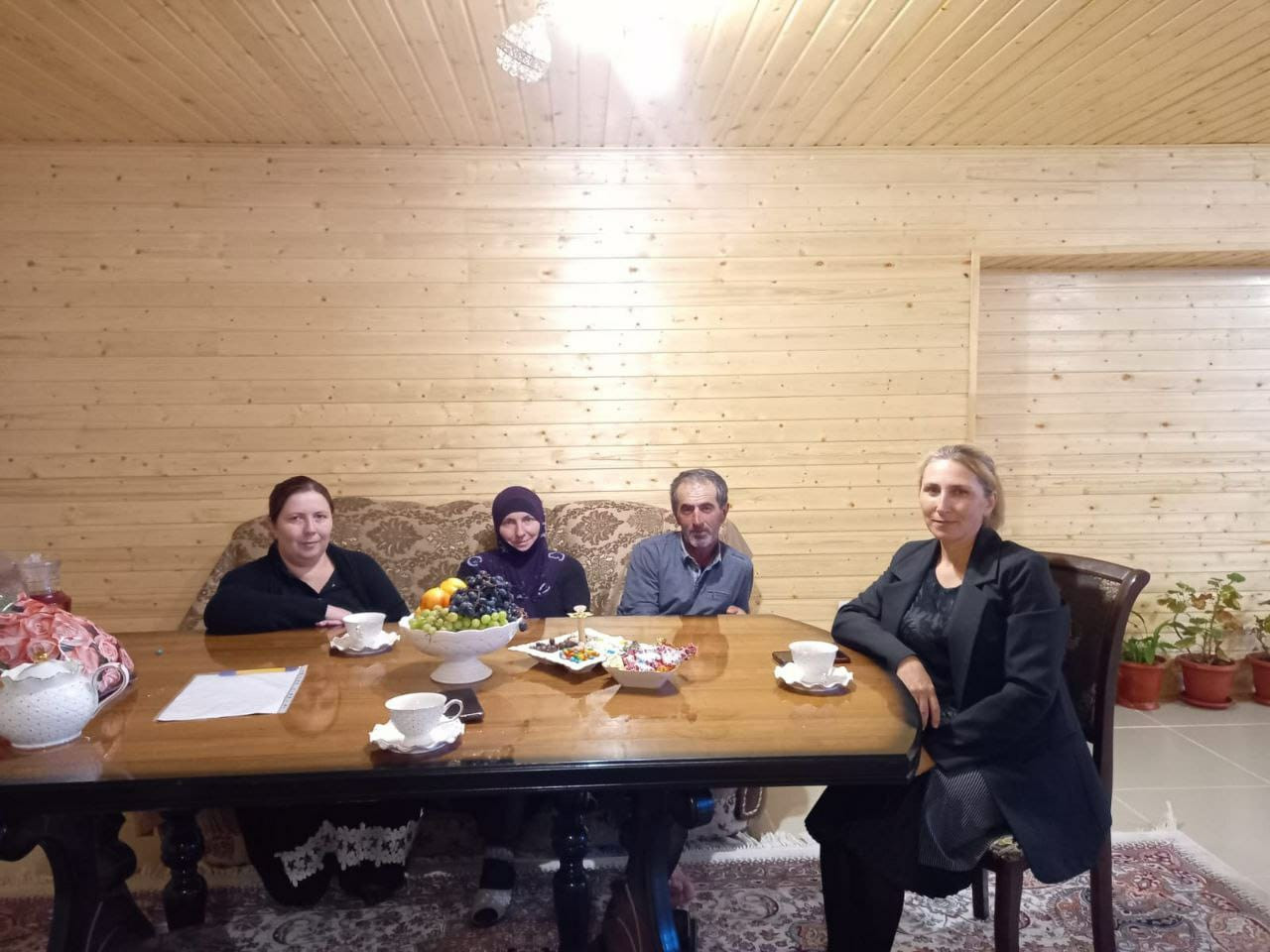 Посещение  семей  мобилизованных