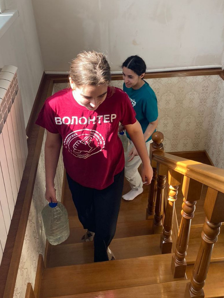 Работа волонтеров