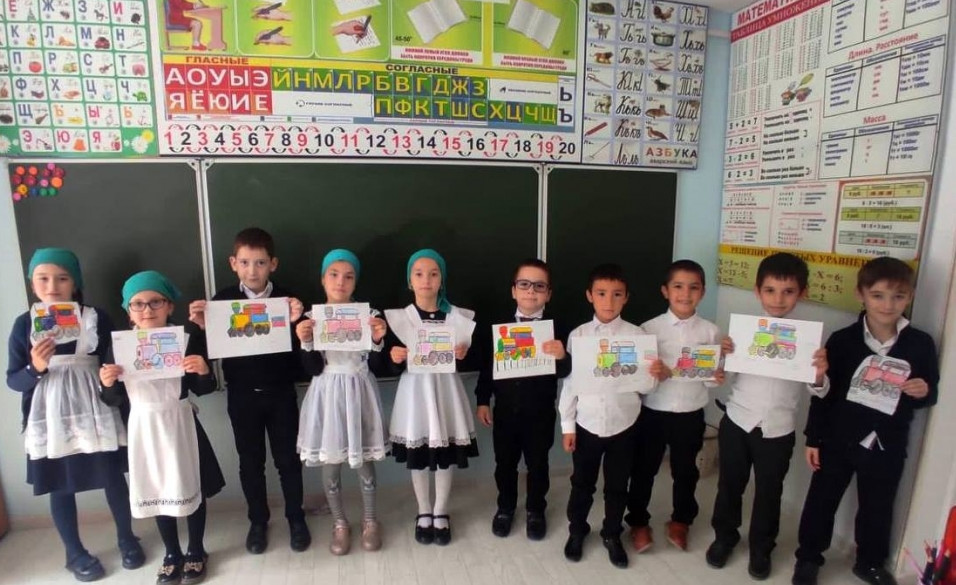 Школы Гумбета присоединились ко Всероссийской акции поддержки Новороссии «Поезд пожеланий»