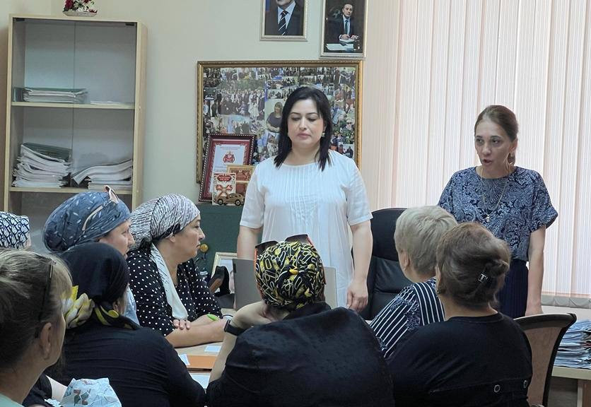 Еженедельное семинар - совещание с социальными работниками, совместно с директором УСЗН