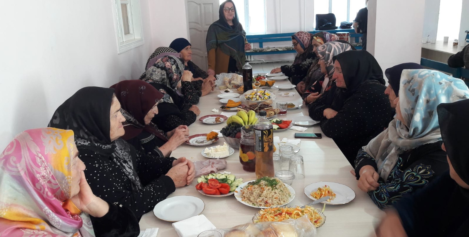 1 октября 2023г заведущая отделения N-3 и социальные работники