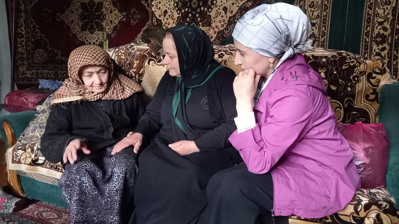 Обход подопечных отделения №2 социального обслуживания на  дому граждан пожилого возраста и инвалидов