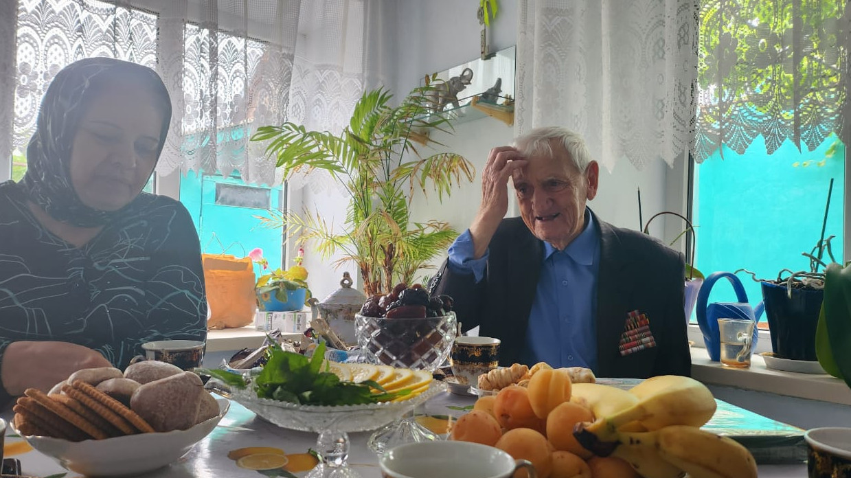 Чаепитие у ветерана ВОв и тружеников тыла