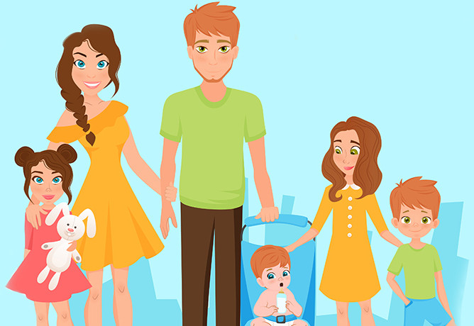 Выплаты, пособия и льготы многодетным семьям в 2024 году.