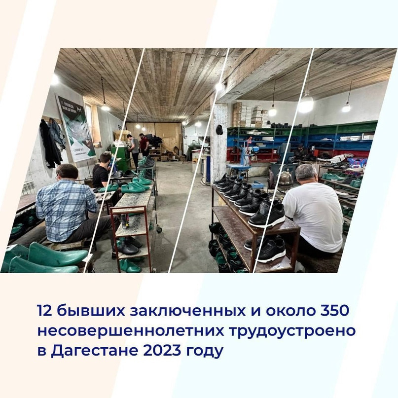12 бывших заключенных и около 350 несовершеннолетних трудоустроено в Дагестане 2023 году