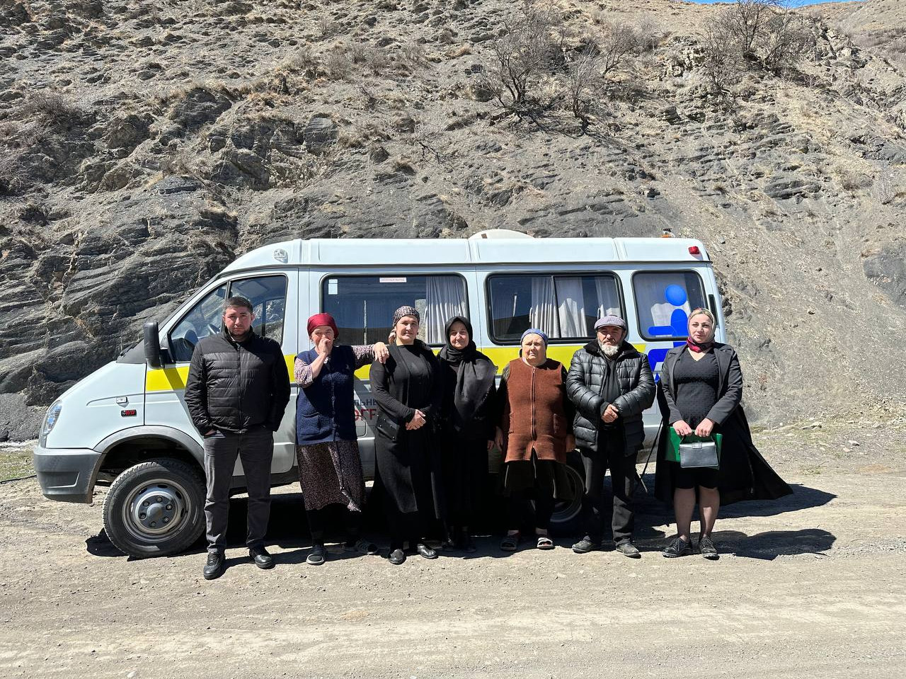 Выезд мобильной бригады в село Цудик Рутульского района.