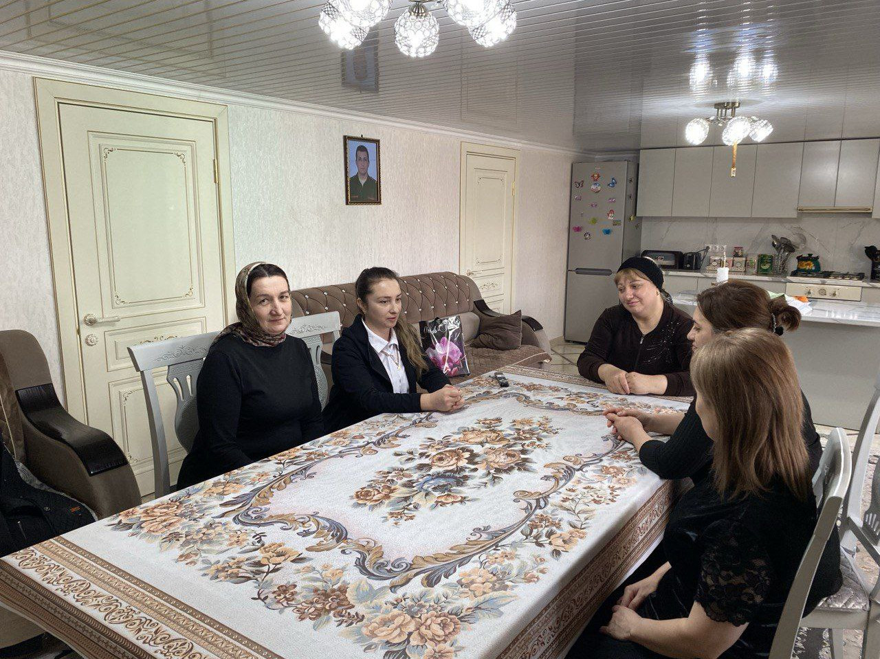 Навестили семью погибшего участника СВО