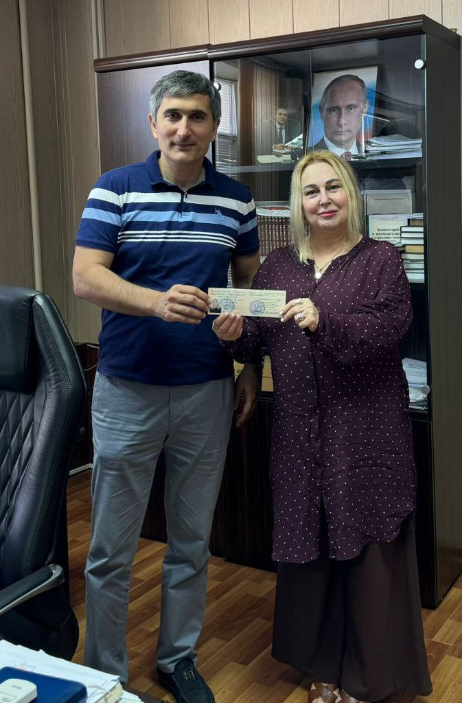 Вручение удостоверений звания «Ветеран труда.