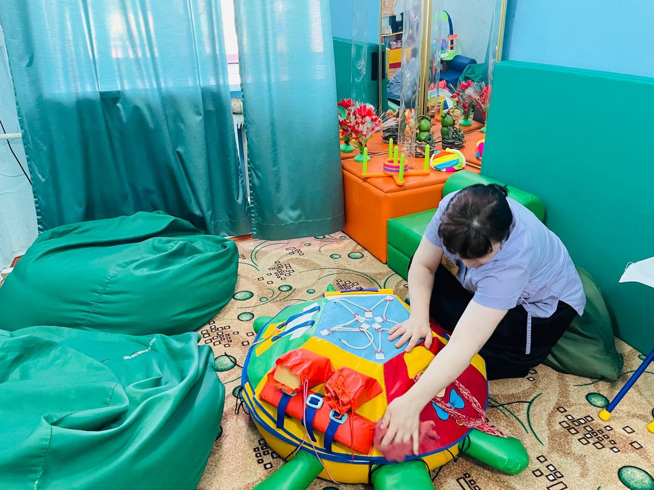 Санитарный день в центре.