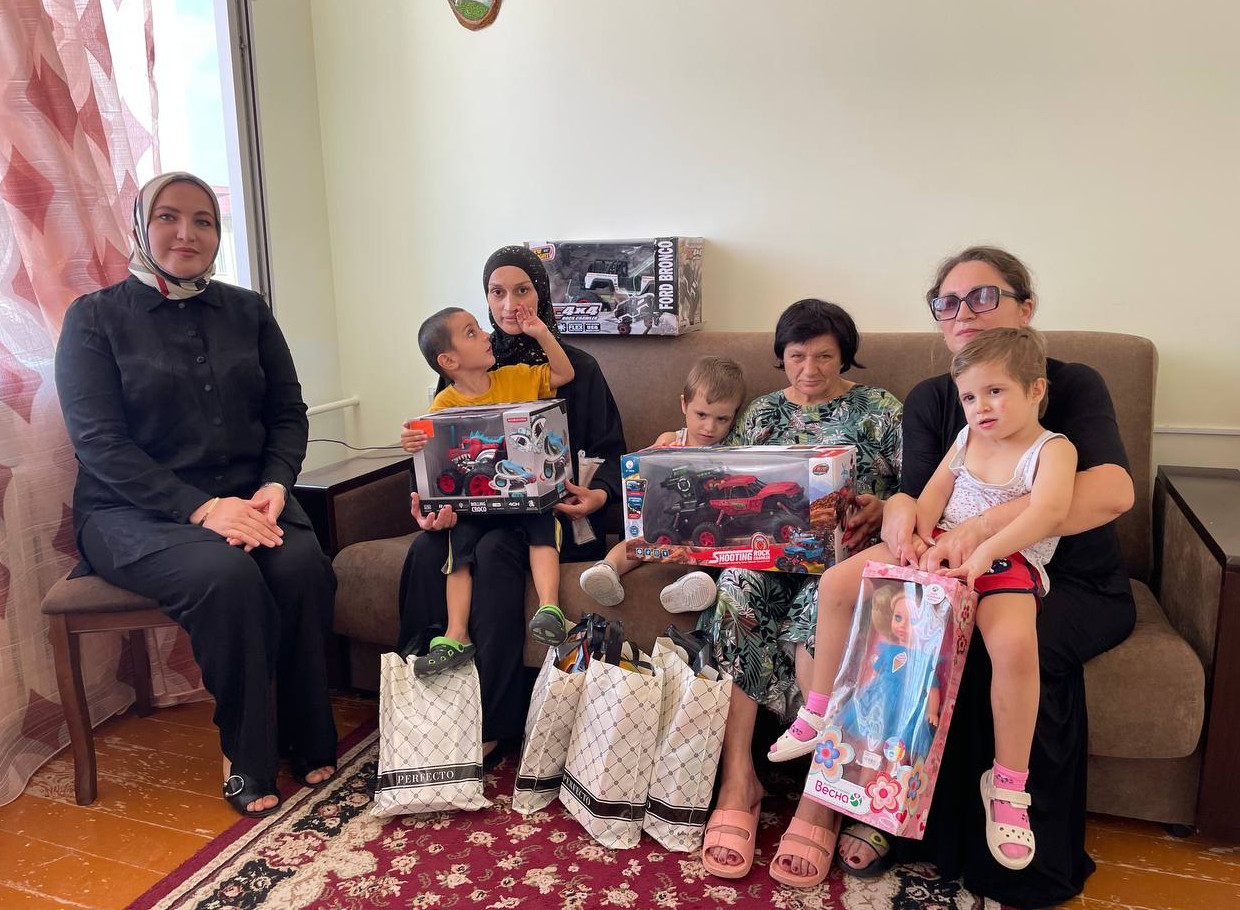 Подарки детям участников СВО на Украине