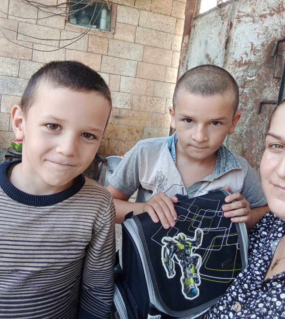 Акция "Собери ребёнка в школу" - специалист по социальной работе Идрисова А.А. с.Герга