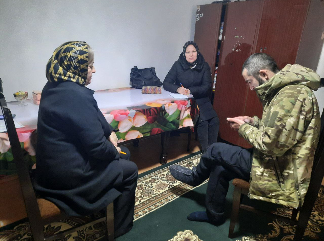 Посещение семьи участника СВО.