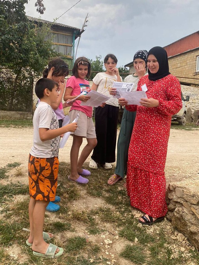 Беседа с юными получателями соц услуг.