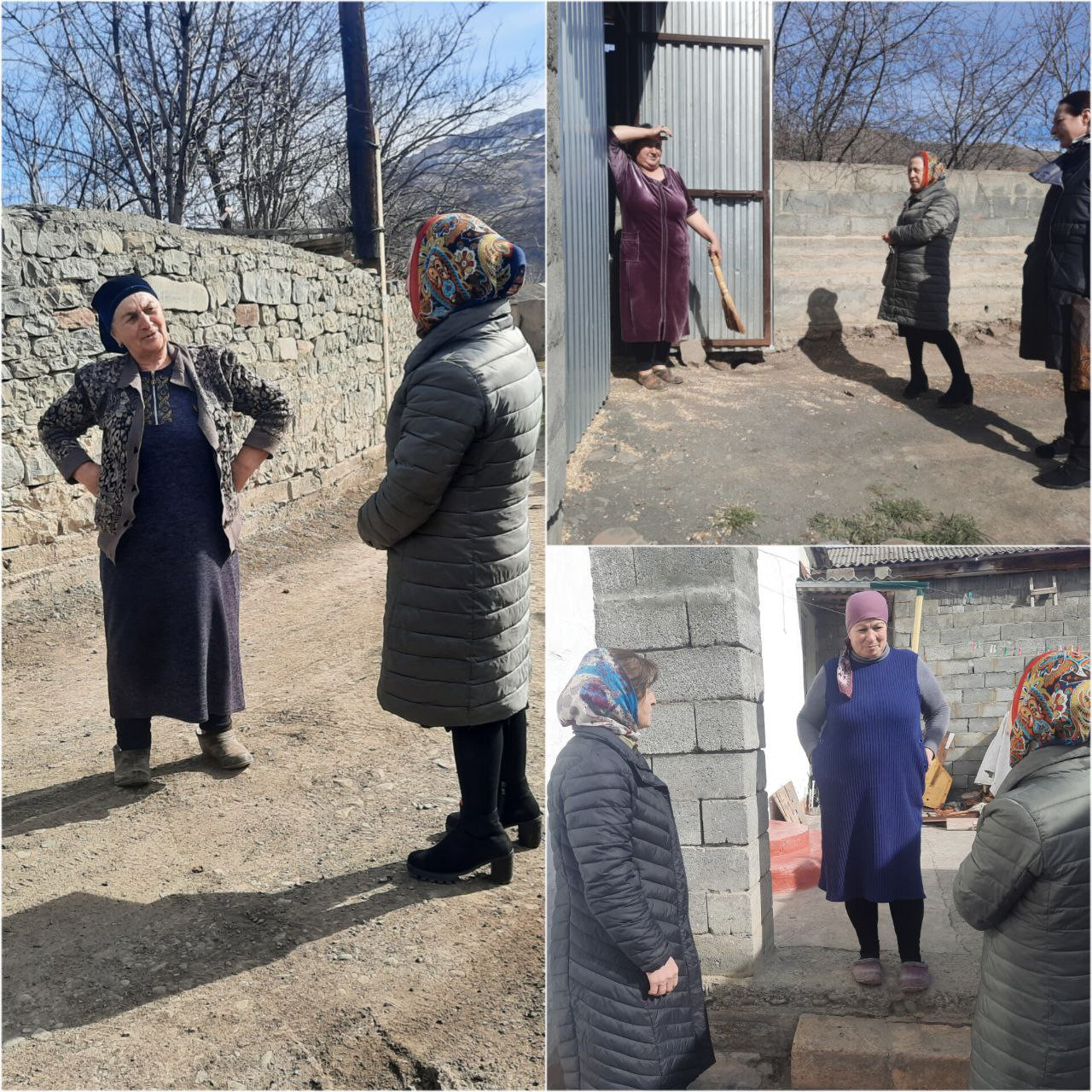 Обходы для выявления малообеспеченных семей.