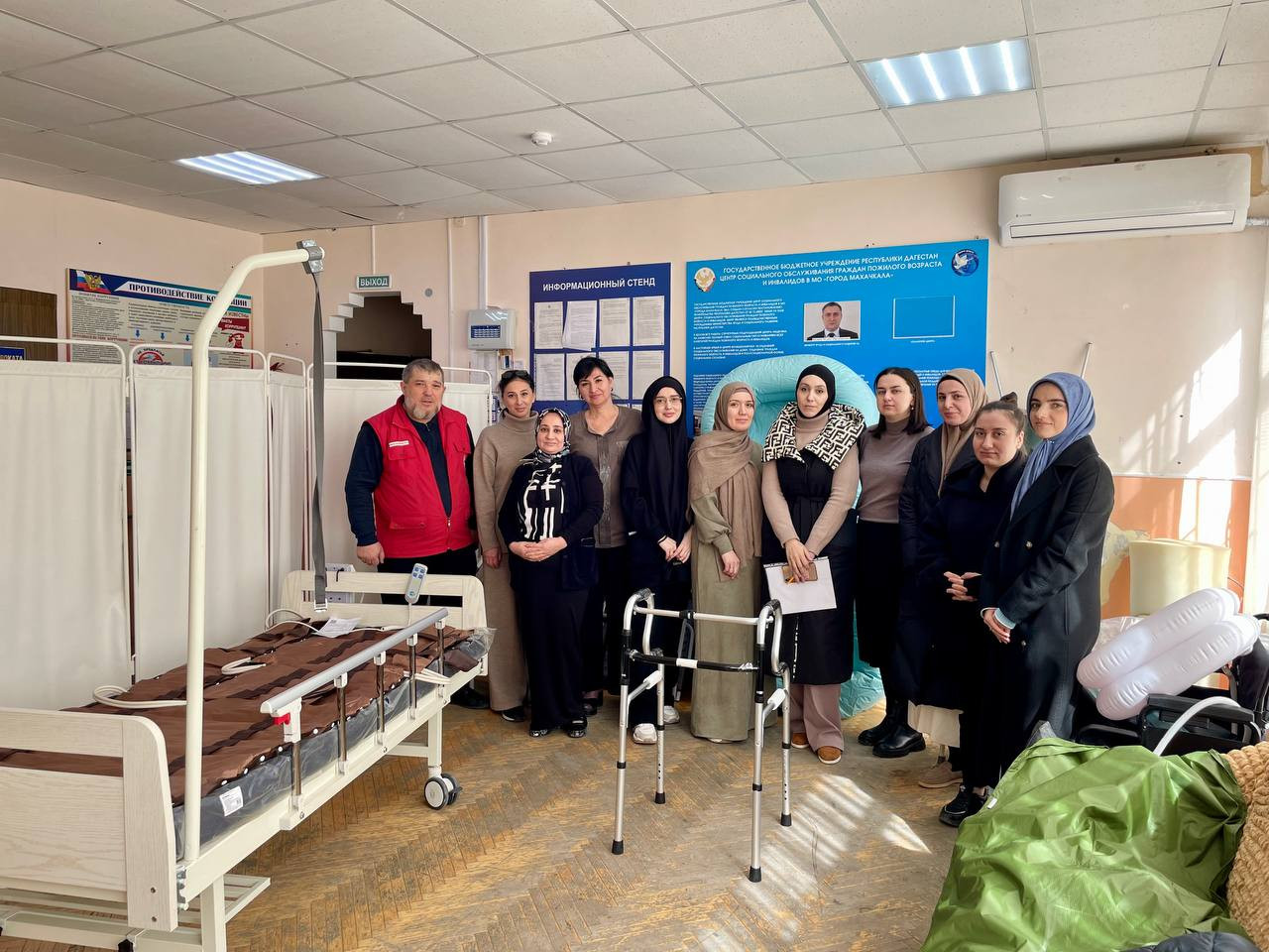 Обучение помощников по уходу.