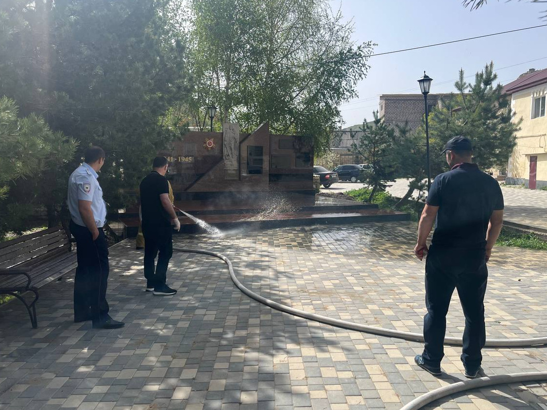 27.04.2024г. субботник по распоряжению главы Акушинского района.