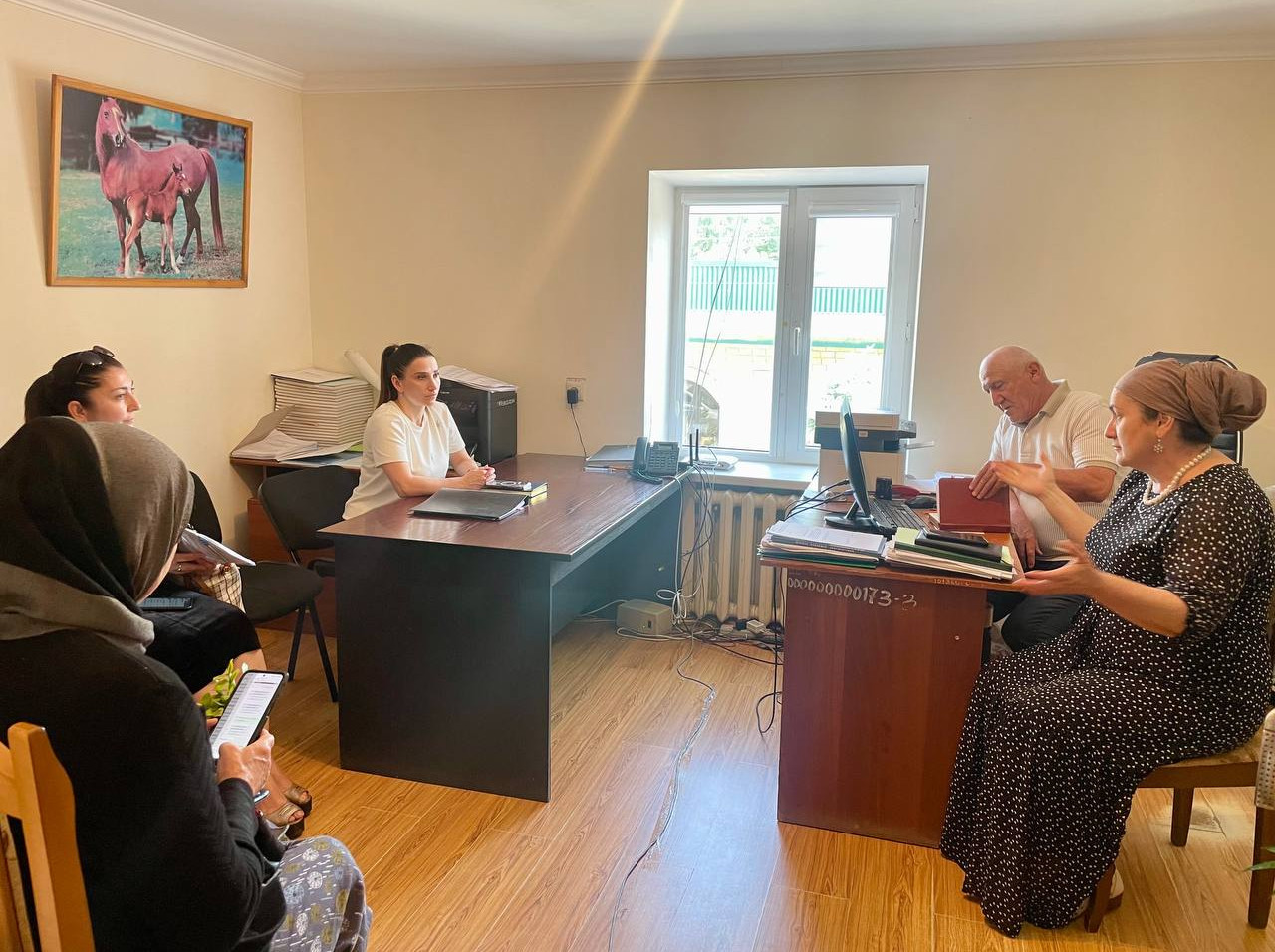 Выездная проверка качества предоставления социального обслуживания получателям социальных услуг и качество предоставления услуг по системе долговременного ухода, проживающих в п.г.т. Новый Хушет.