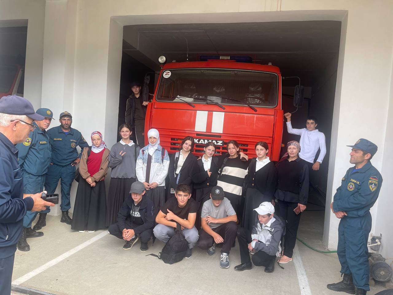 Экскурсия в пожарную часть