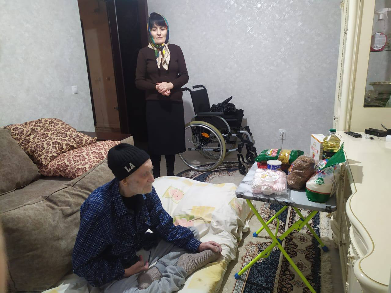 Благотворительная акция совместно с региональным отделением Союз женщин РФ по РД, ко Дню инвалидов.