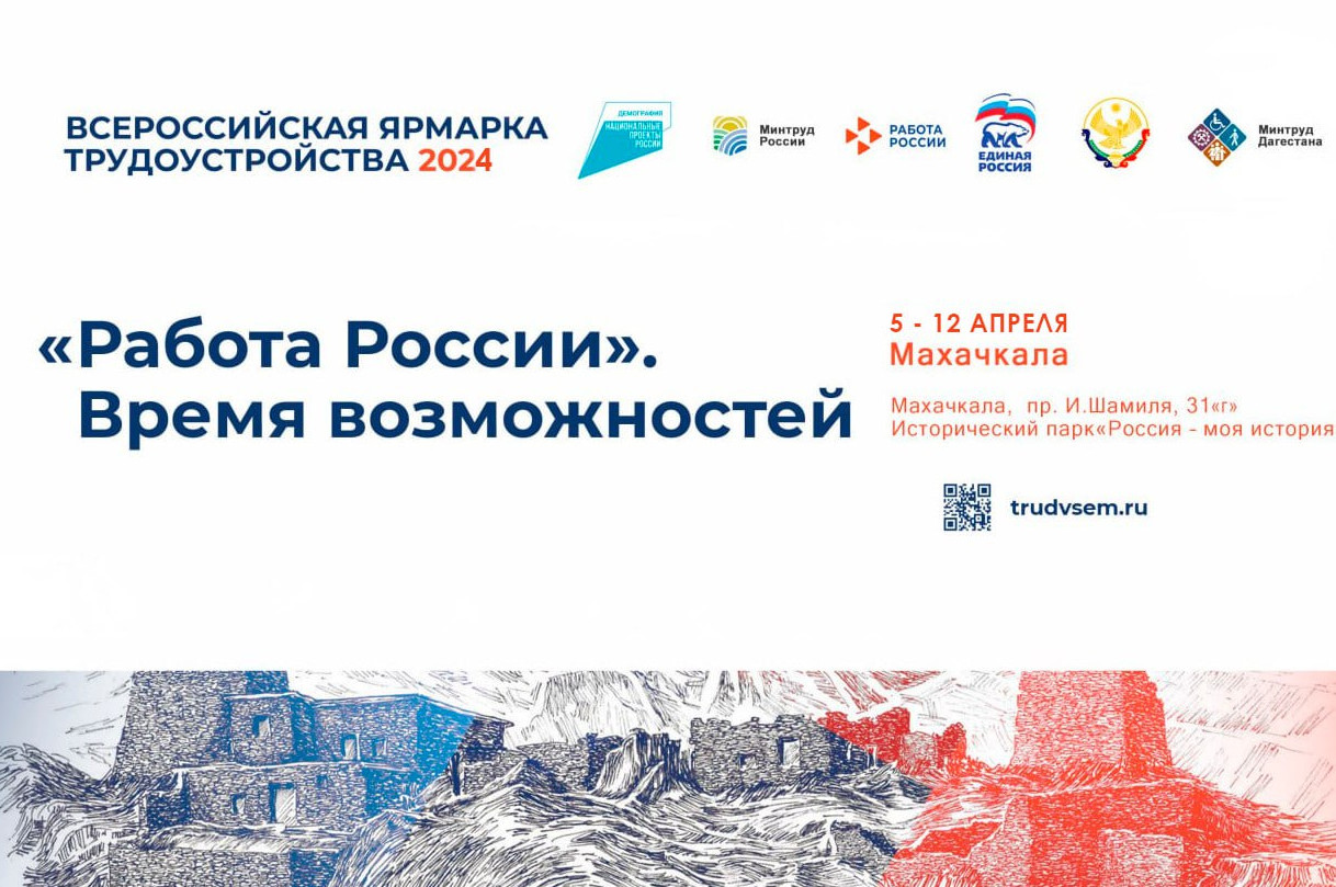В рамках предстоящей Всероссийской ярмарки вакансий «Работа России. Время возможностей», Министерство труда Дагестана предлагает учащимся школ пройти тестирование по профориентации