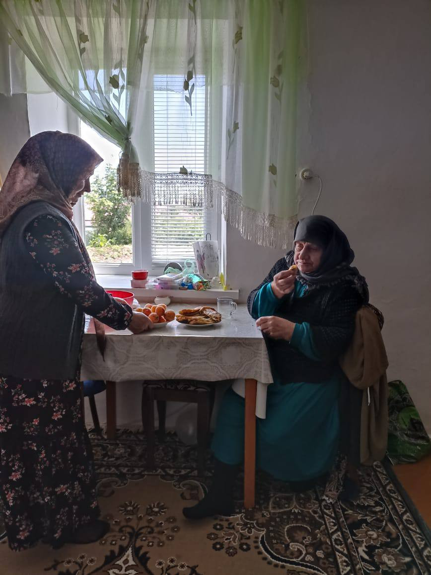 Посещении подопечной для оказания ей социальных услуг.