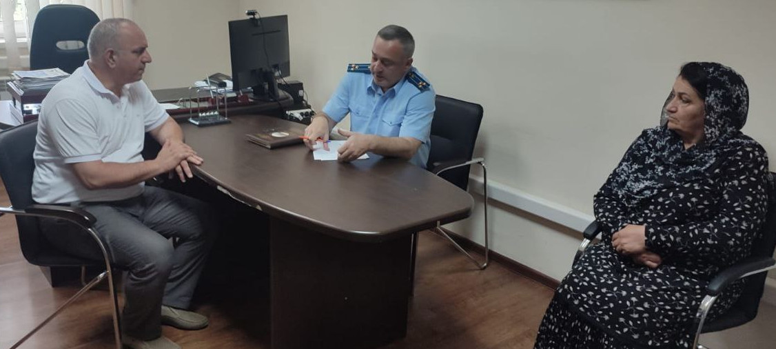 Встреча с прокурором Магарамкентского района.