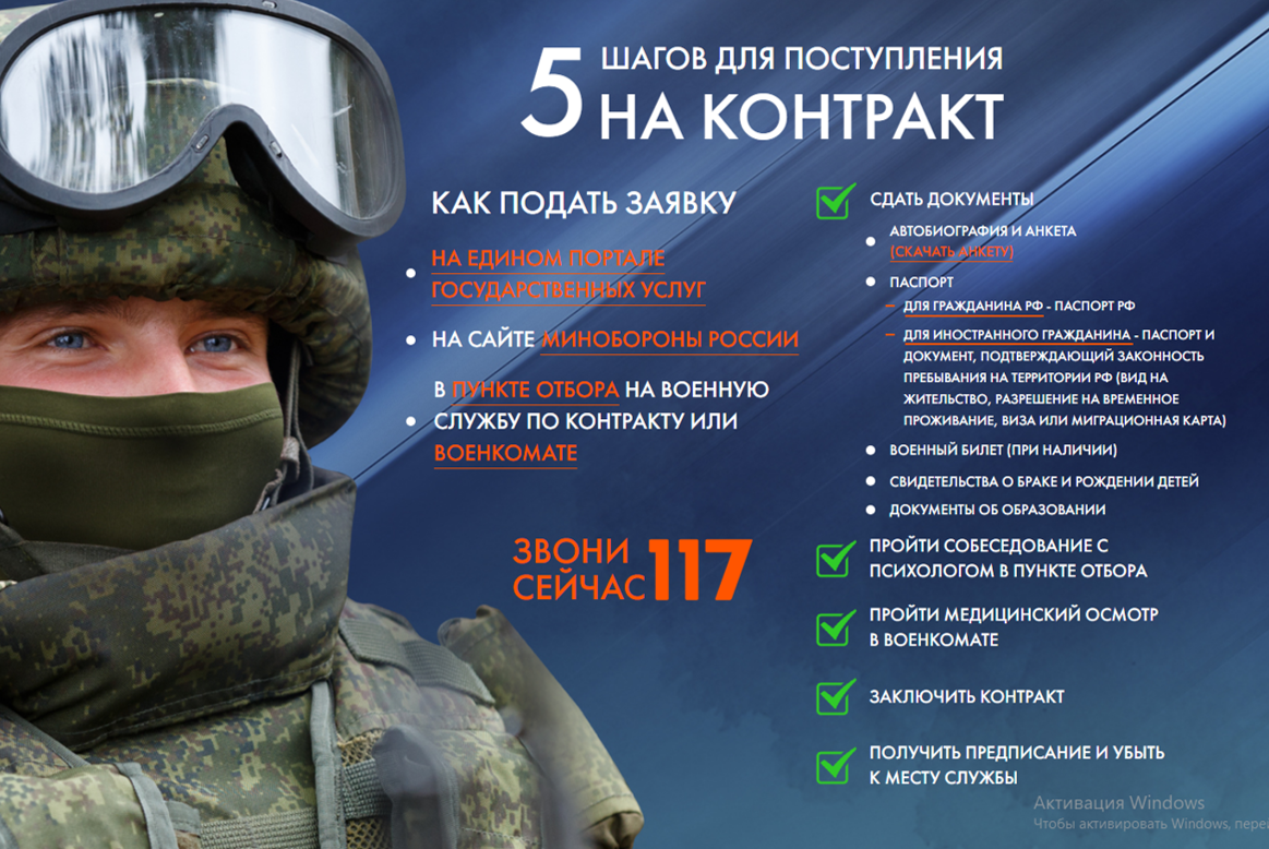 СЛУЖБА ПО КОНТРАКТУ