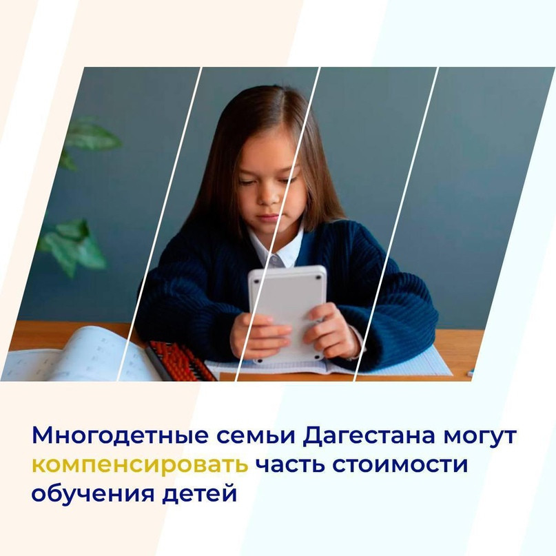 Многодетные семьи могут компенсировать часть стоимости обучения детей