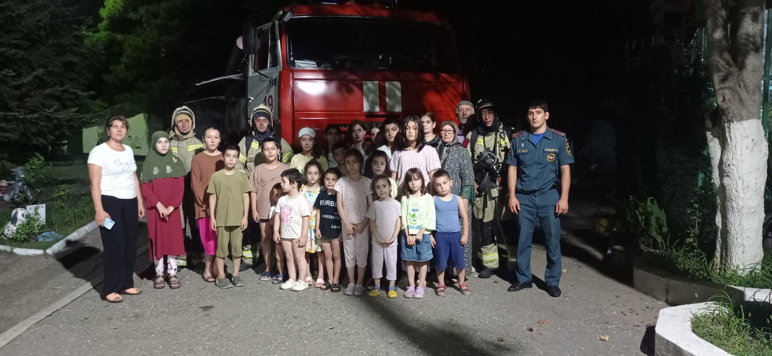 В Реабилитационном центре Избербаша прошли плановые учения по  соблюдению противопожарного режима.