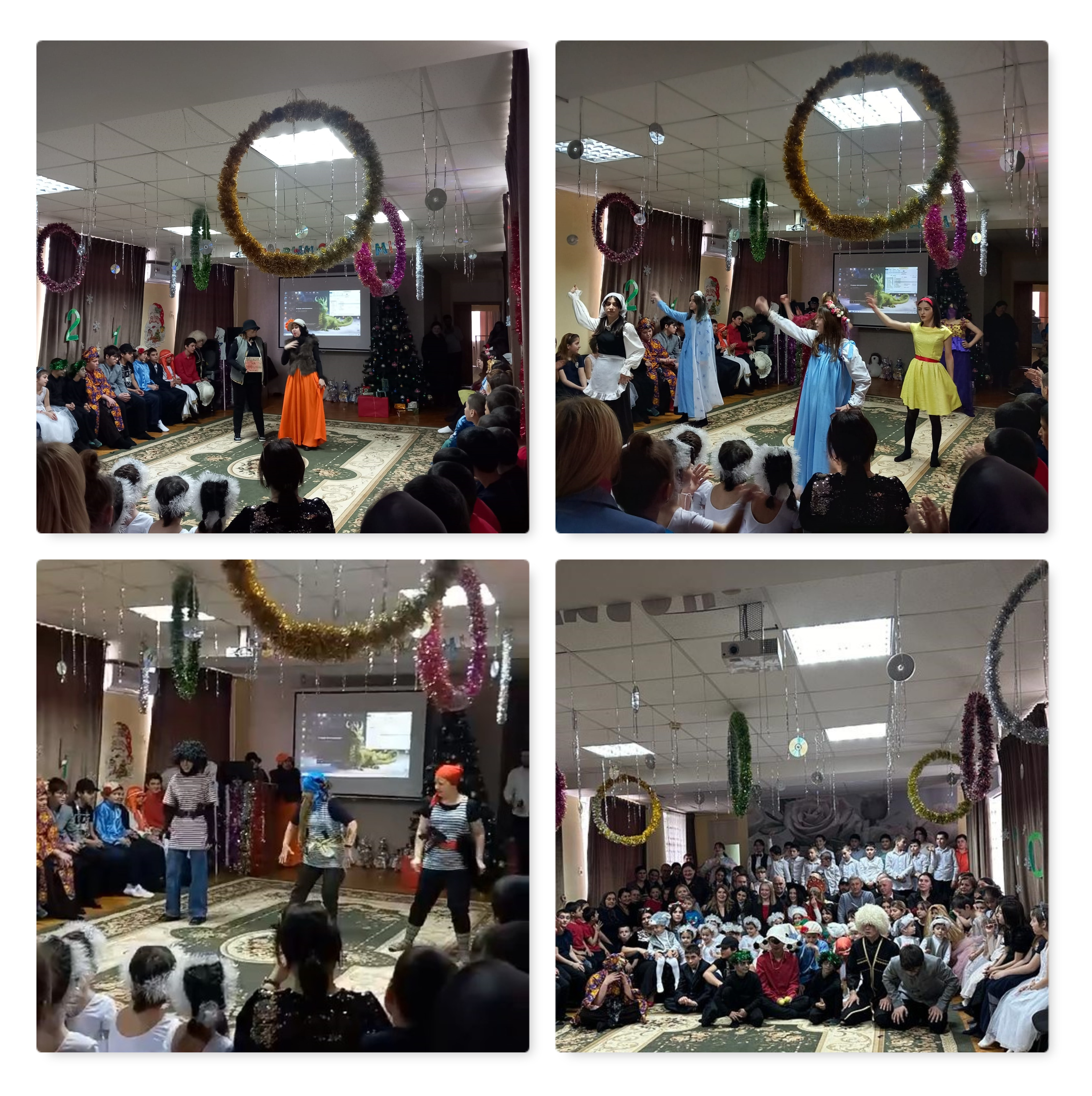 Новогоднее мероприятие  «Новогодние приключения кота Базилио и лисы Алисы» прошло в Центре