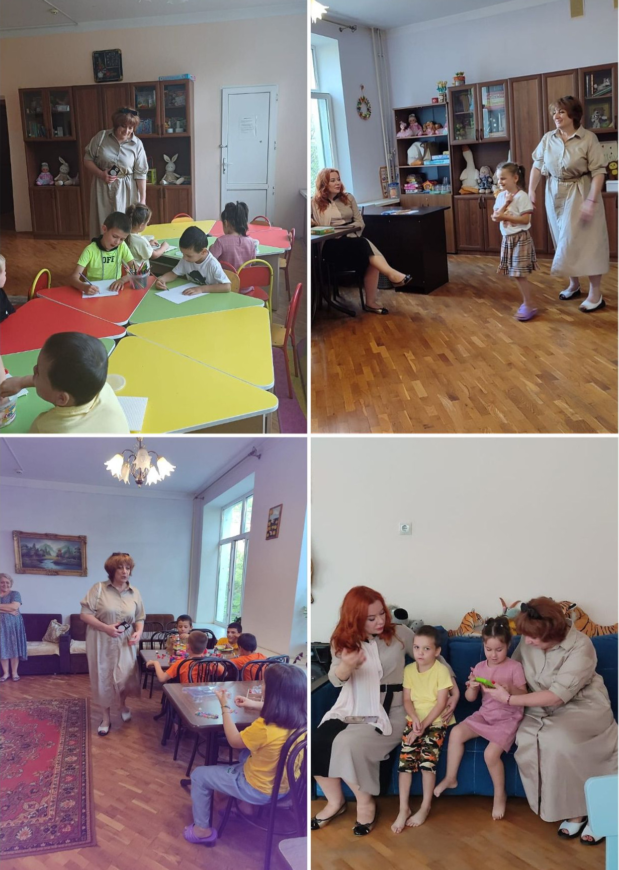 Уполномоченный по правам ребенка при Президенте Южной Осетии Аэлита Джиоева посетила детей Центра