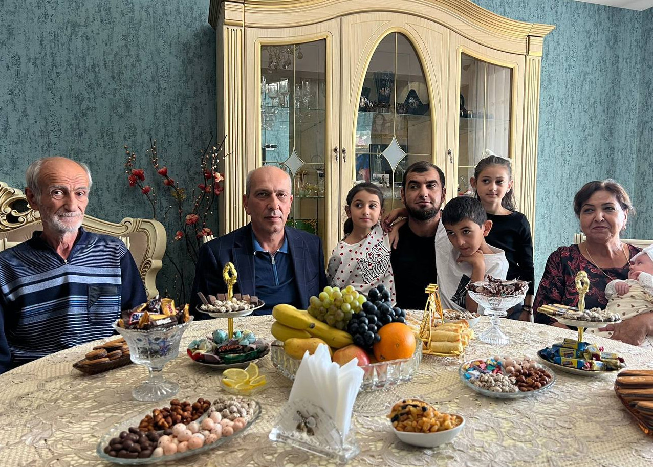 Участник СВО Гусейнов Мурад Юсуфович приехал из зоны боевых действий в краткосрочный отпуск