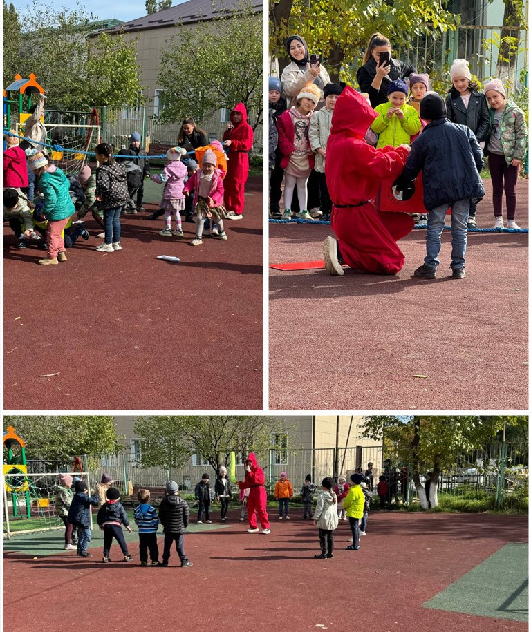 Волонтёры молодёжного движения «Поможем вместе 05» посетили дошкольного воспитанников отделения Центра