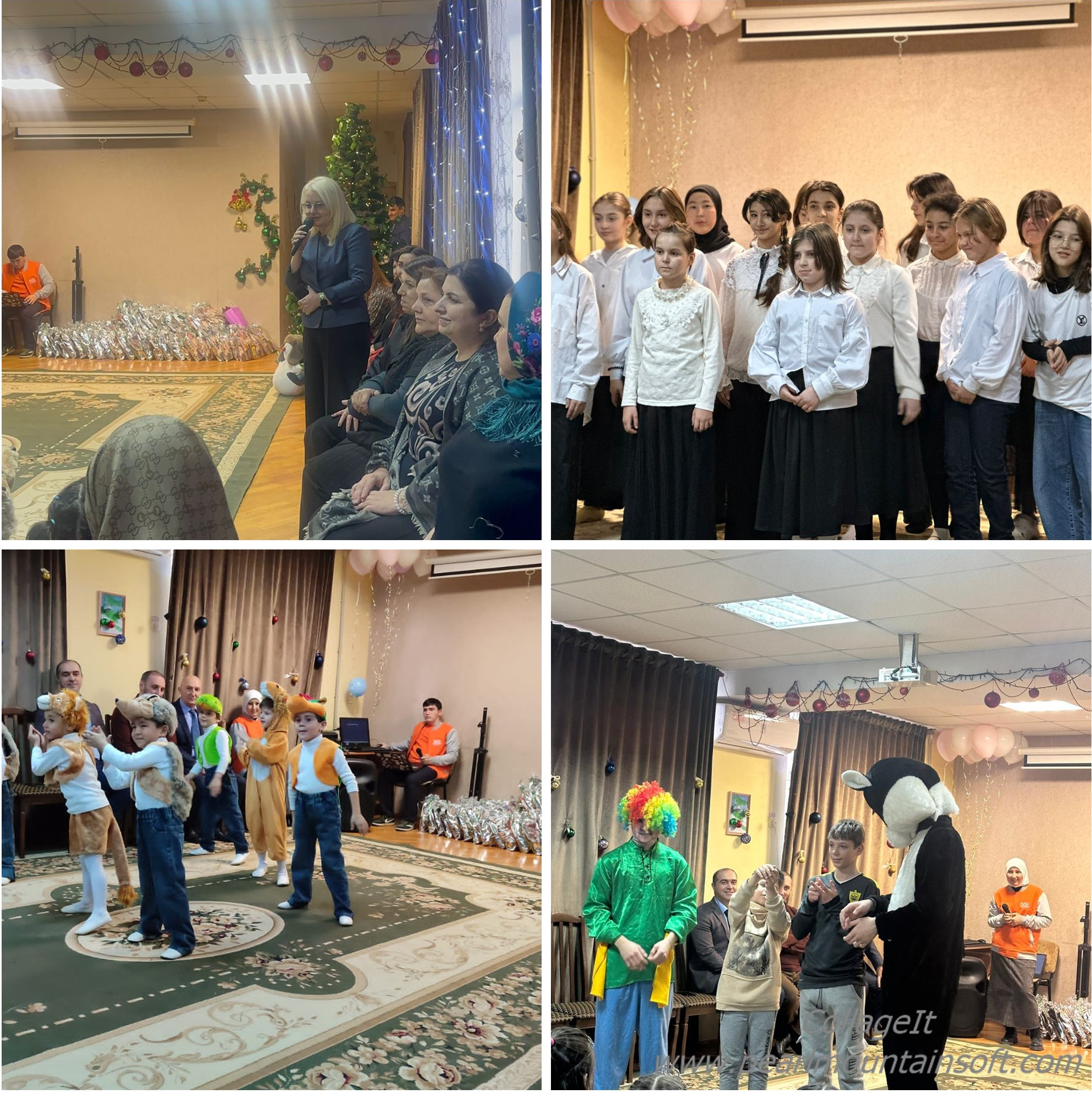 Представители Администрации Главы и Правительства Республики Дагестан поздравили детей Центра с наступающим Новым Годом.