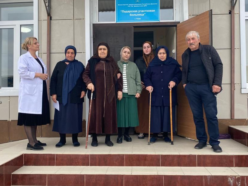 Мобильная бригада продолжает реализацию регионального проекта "Cтаршее поколение".