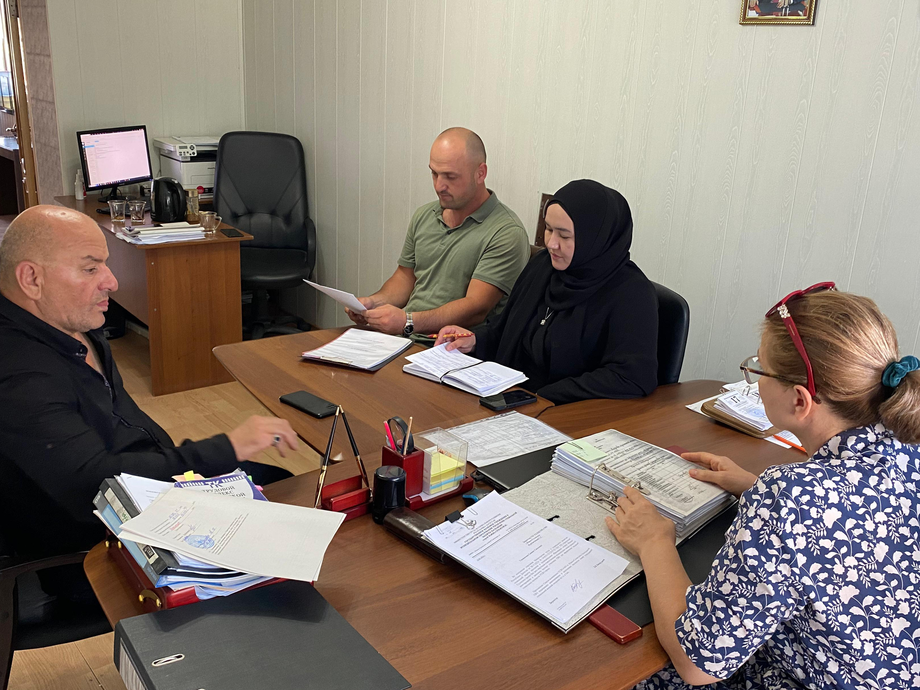 Совещание с координатором государственного фонда "Защитника Отечества"