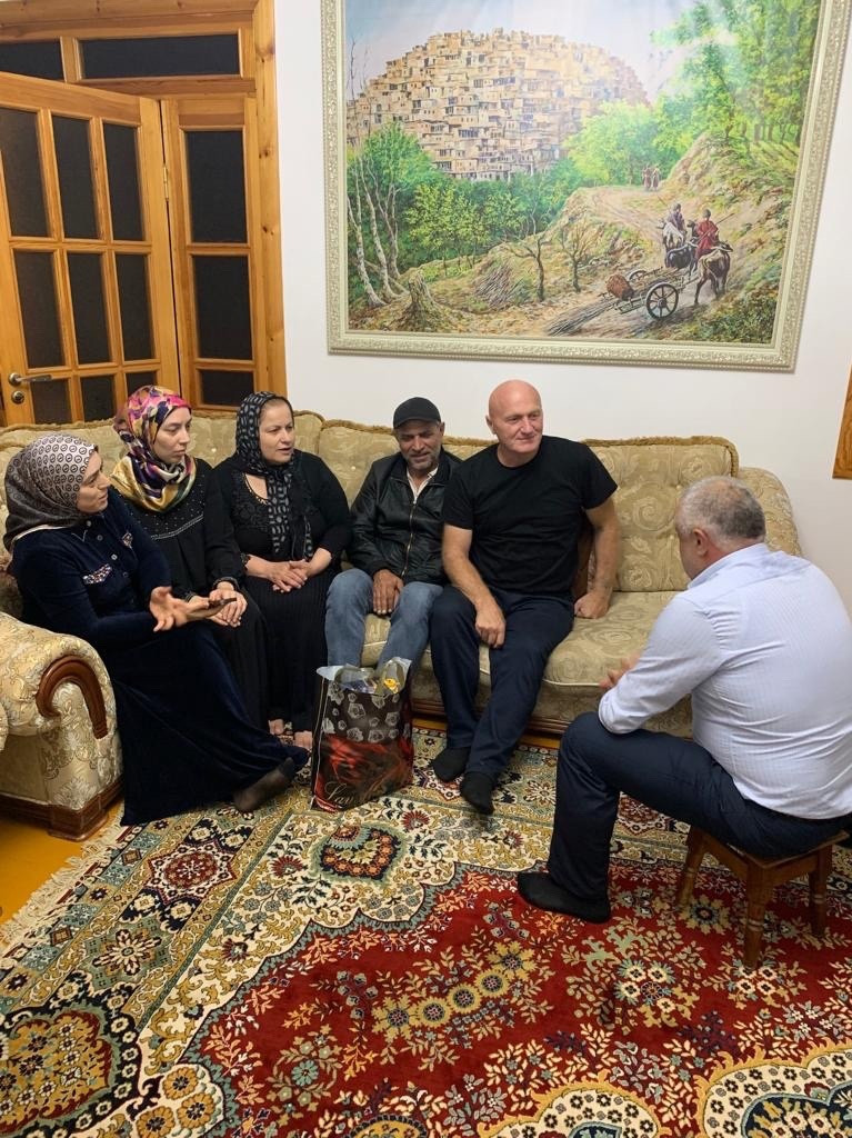 Посещение раненных мобилизованных на дому